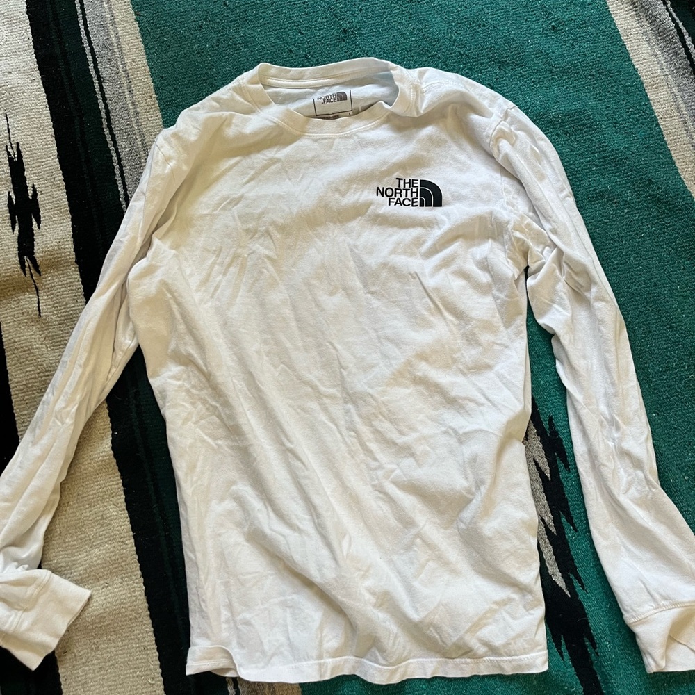 The North Face Men's White Long Sleeve Tee